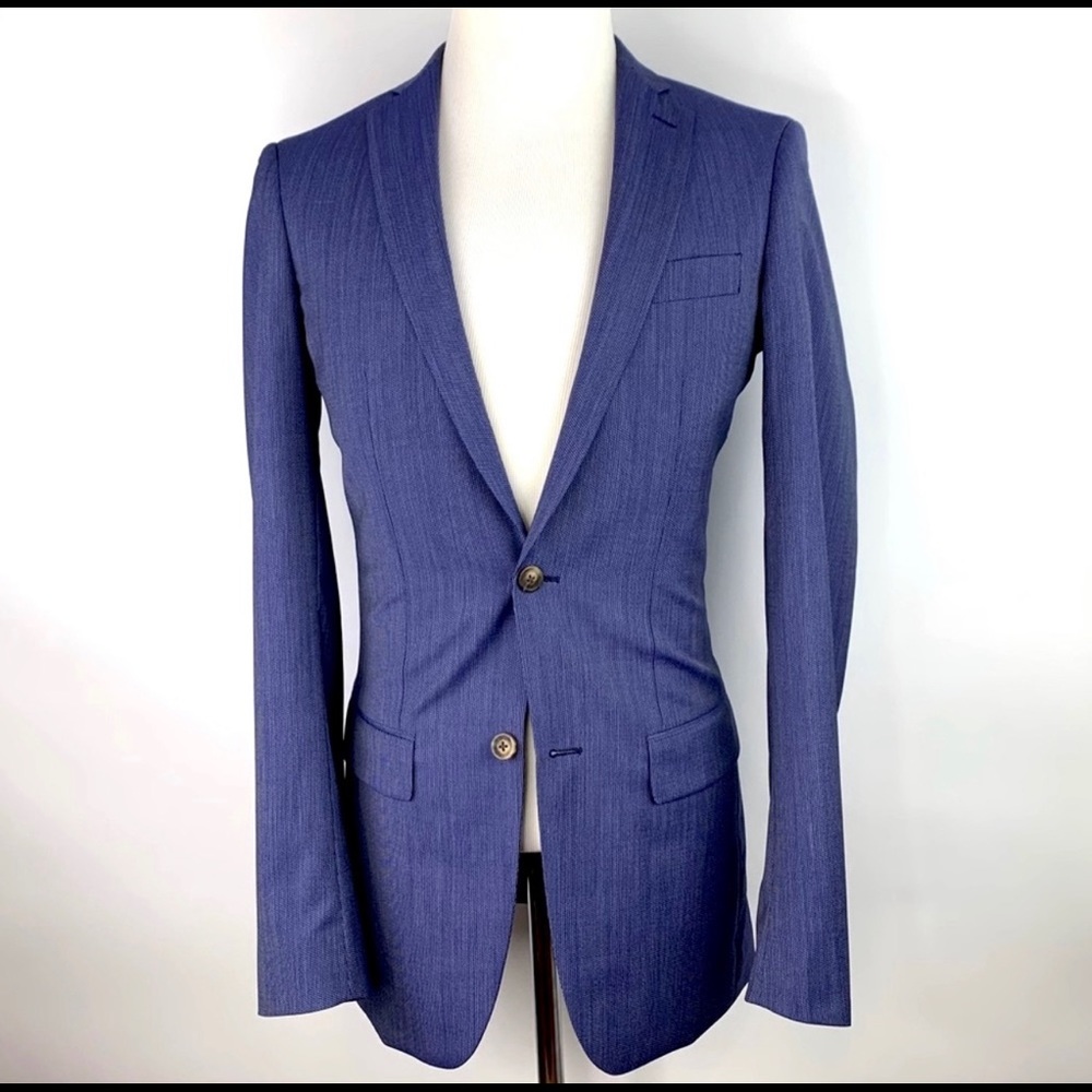 New Indochino 2 Button Wool Sport Coat Blazer 36 L